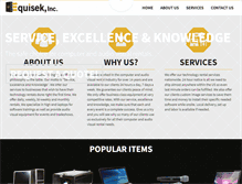 Tablet Screenshot of equisek.com